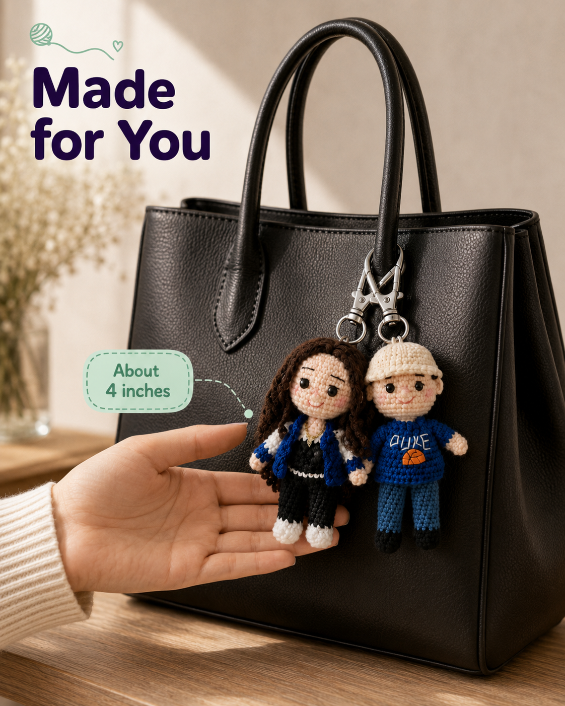 "Mini-Me" People Bag Charms