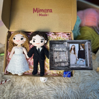 Personalized Crochet Doll with Photo Card "All Of Me Loves All Of You"