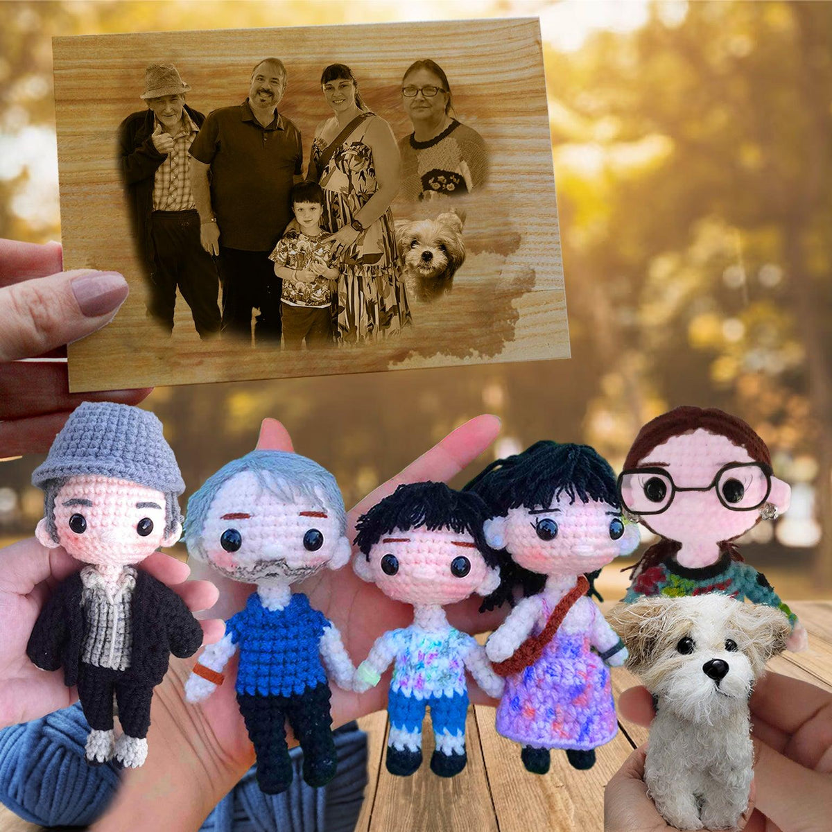 Family Portrait & Add Deceased Love One To Photo