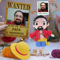 Turn Your Loved One into Luffy Crochet Doll