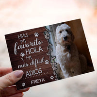 Personalized Crochet Doll with Photo Card "Eras Mi Favorito Hola"