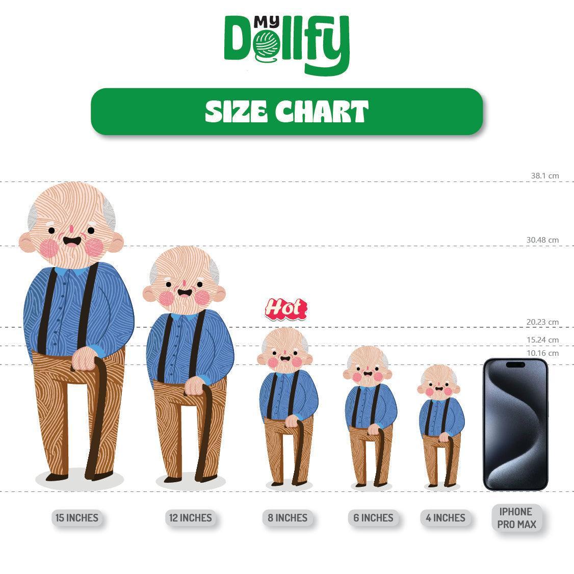 Personalized Crochet Doll with Photo Card "NUNCA TE HE DEJADO 2"