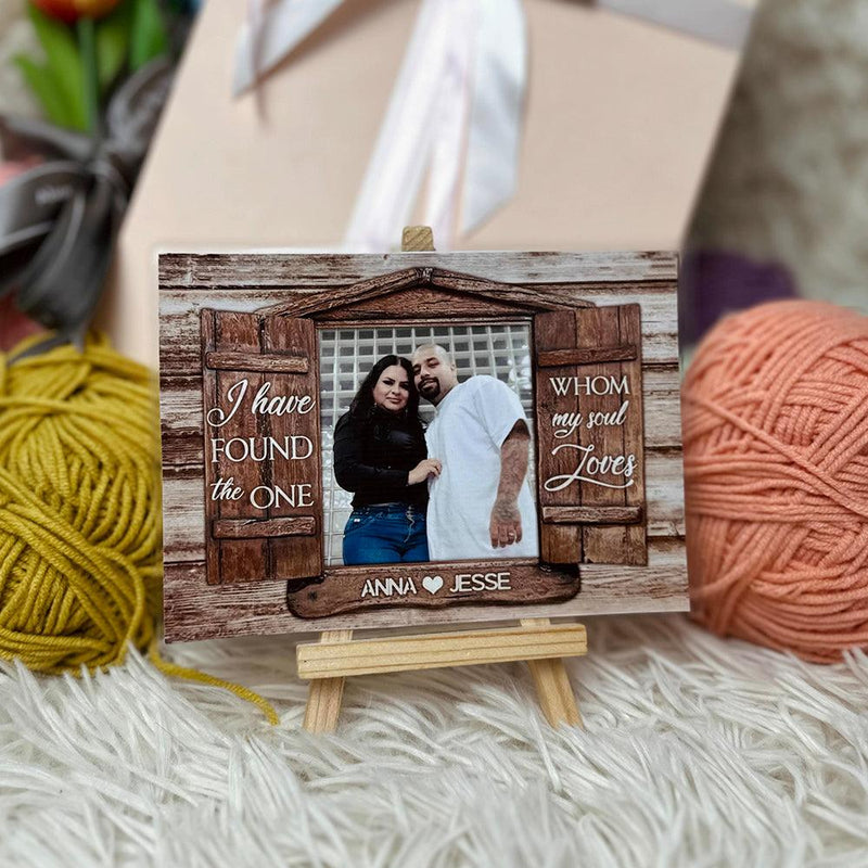 Personalized Crochet Doll with Photo Card "I Have Found The One Whom My Soul Loves"