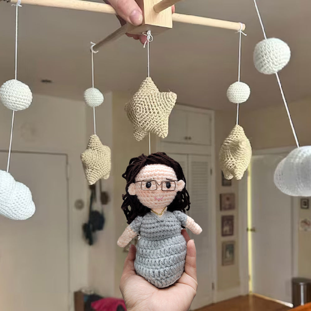 Family Doll | Custom Crochet Doll Nursery Baby Mobile