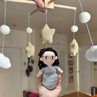 Family Doll | Custom Crochet Doll Nursery Baby Mobile