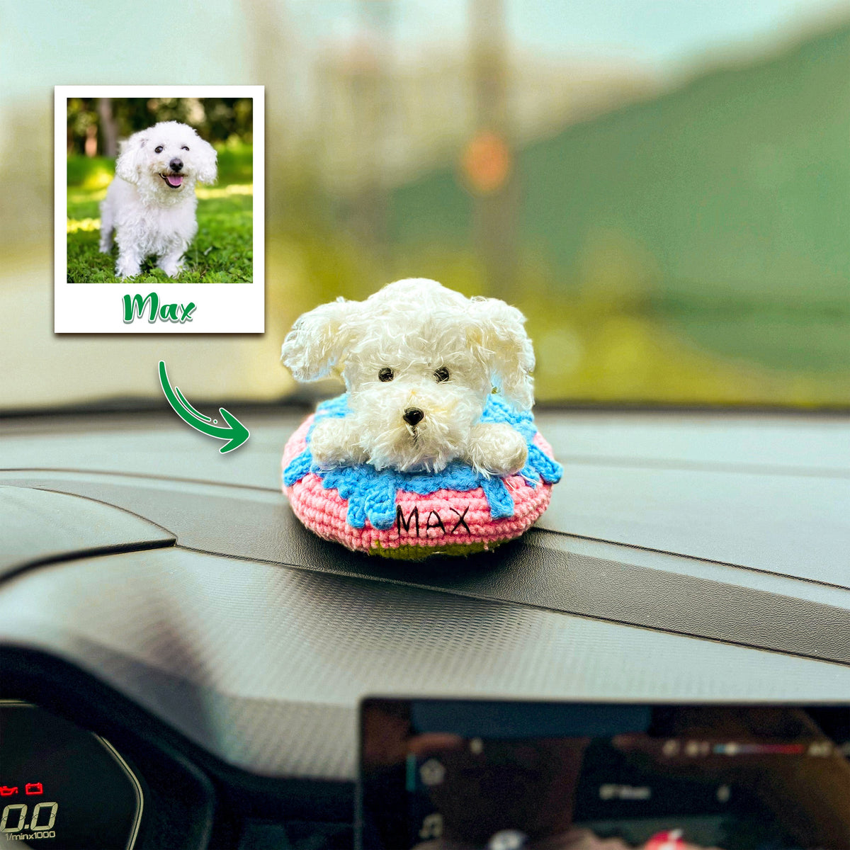 Mimora Personalized Car Dashboard Pet