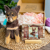 Personalized Crochet Doll with Photo Card "If Love Could Have Saved You"