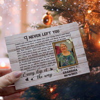 Personalized Ornament Crochet Doll with Photo Card "I Never Left You"