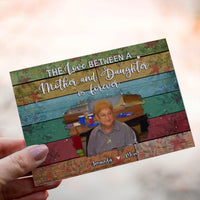 Personalized Crochet Doll with Photo Card "The Love Between A Mother & Daughter Is Forever"