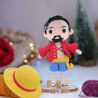 Turn Your Loved One into Luffy Crochet Doll