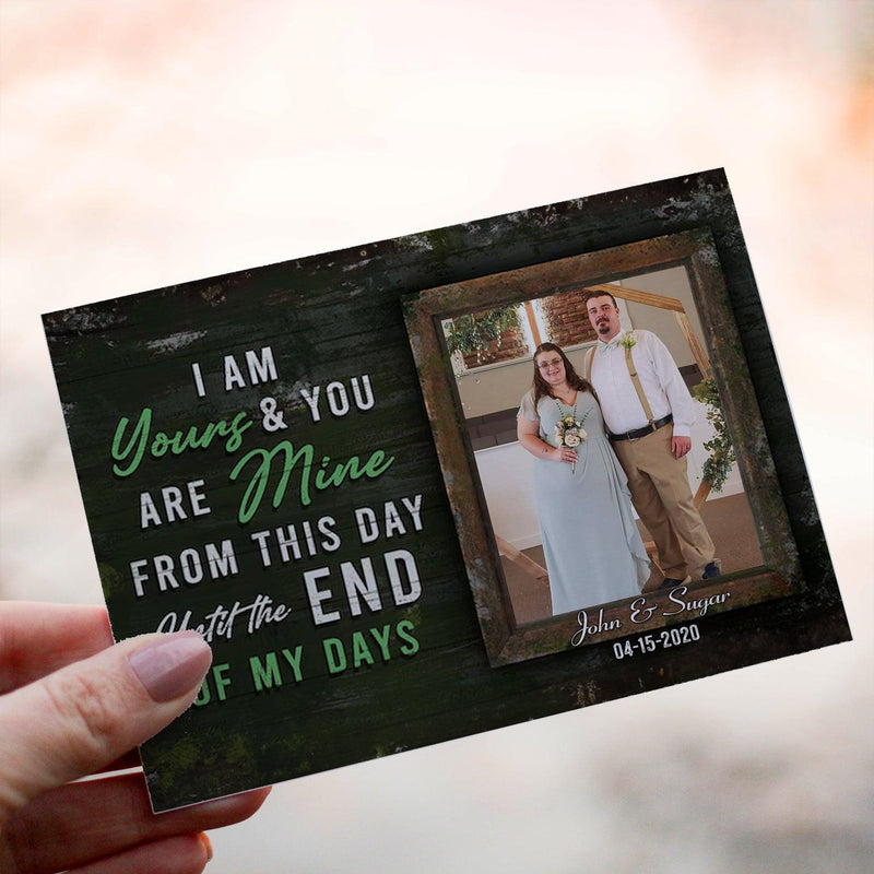 Personalized Crochet Doll with Photo Card "You Are Mine Portrait"