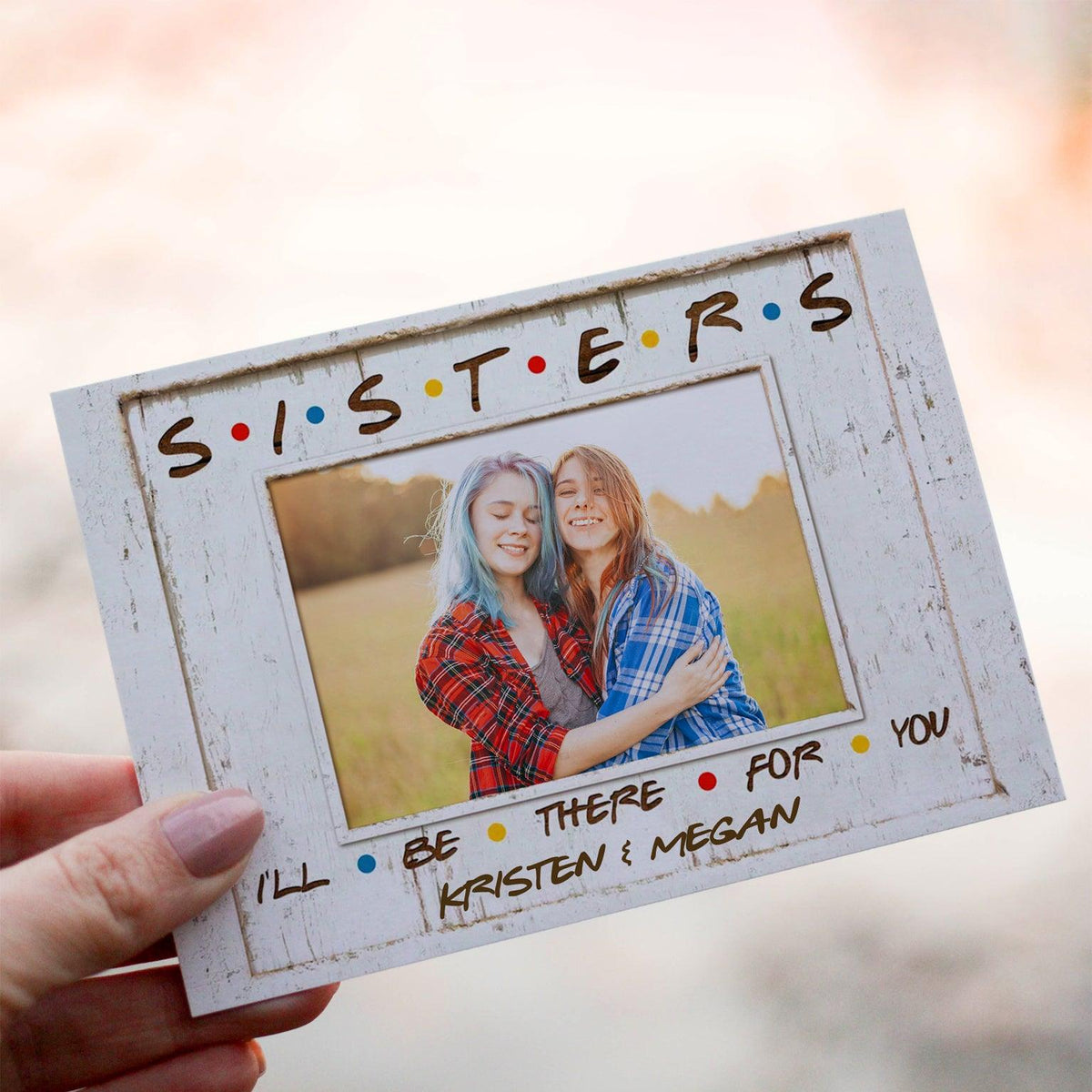 Personalized Crochet Doll with Photo Card "Friends TV Show Inspired,I’ll Be There For You"