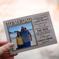 Personalized Crochet Doll with Photo Card "Thoughtful Father’s Day Gift"