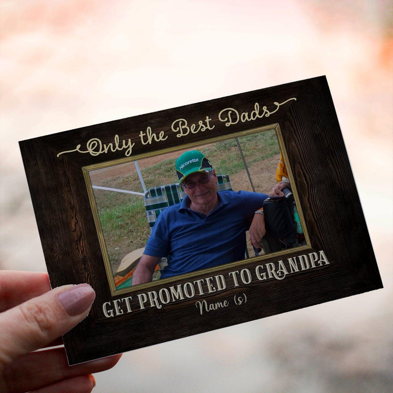 Personalized Crochet Doll with Photo Card "Father’s Day Gifts For First Time Grandpa"