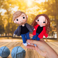 Personalized Crochet Doll with Photo Card "Every Story Is Beautiful"