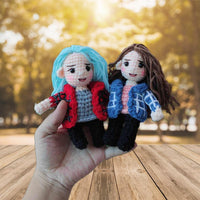 Personalized Crochet Doll with Photo Card "Friends TV Show Inspired,I’ll Be There For You"
