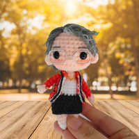 Personalized Crochet Doll with Photo Card "Best Mom Gift Ideas"