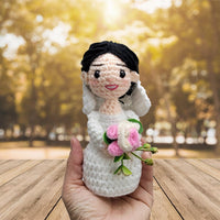 Personalized Crochet Doll with Photo Card "The Only Thing Better Than Having You As My Wife"