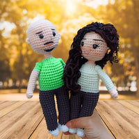 Personalized Crochet Doll with Photo Card "You Will Always Be The Miracle"
