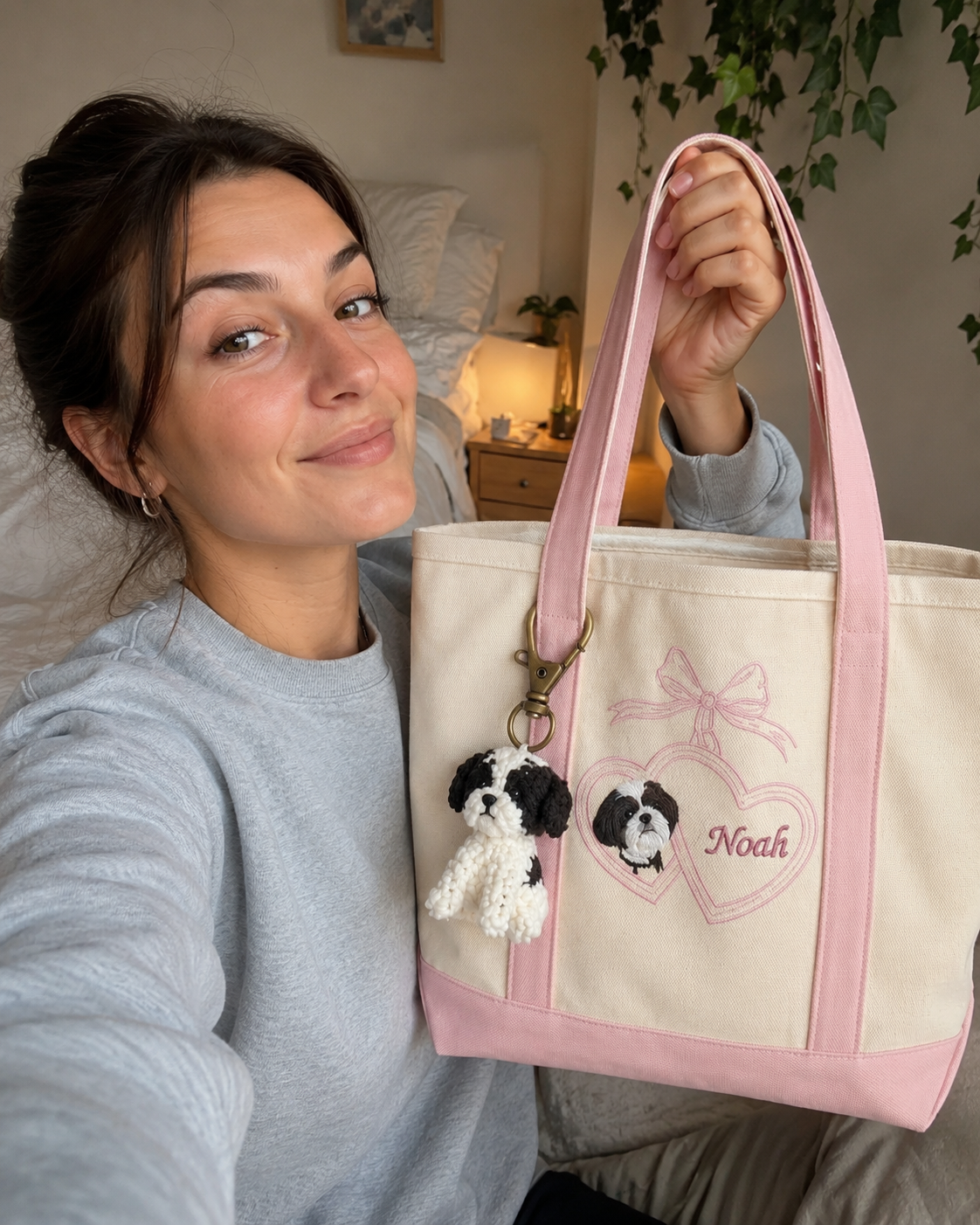 "Sweet Bow" Carry-Me Tote