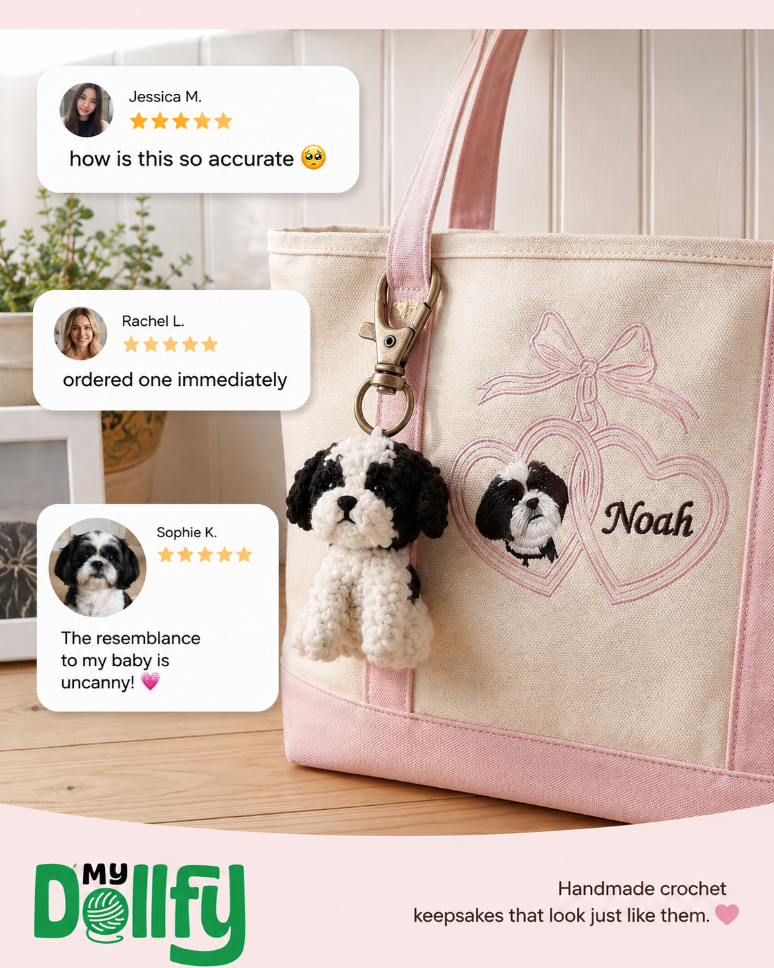 "Sweet Bow" Carry-Me Tote