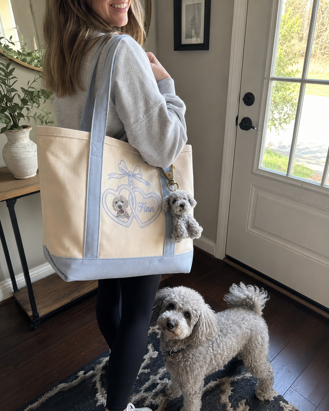 "Sweet Bow" Carry-Me Tote