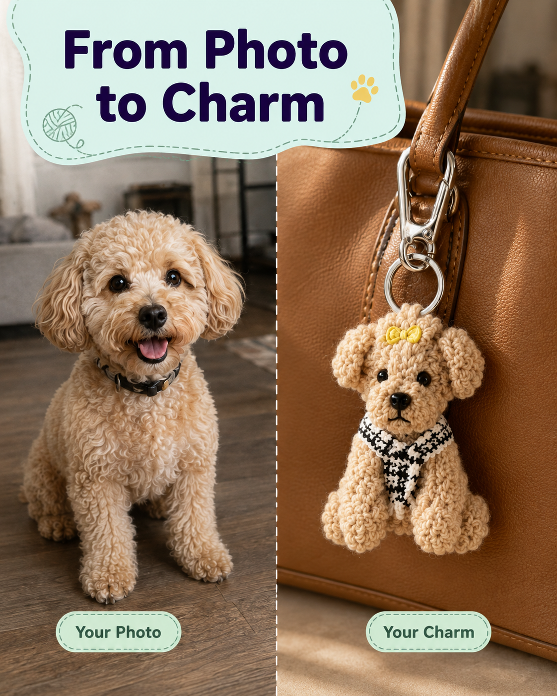 "Mini-Me" Pet Bag Charm