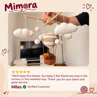 Pet Balloon | Custom Crochet Pet Nursery Baby Mobile