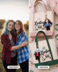 "Besties Bag" Carry-Me Tote