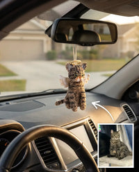 Forever Riding Keepsake | Personalized Pet Car Hanger