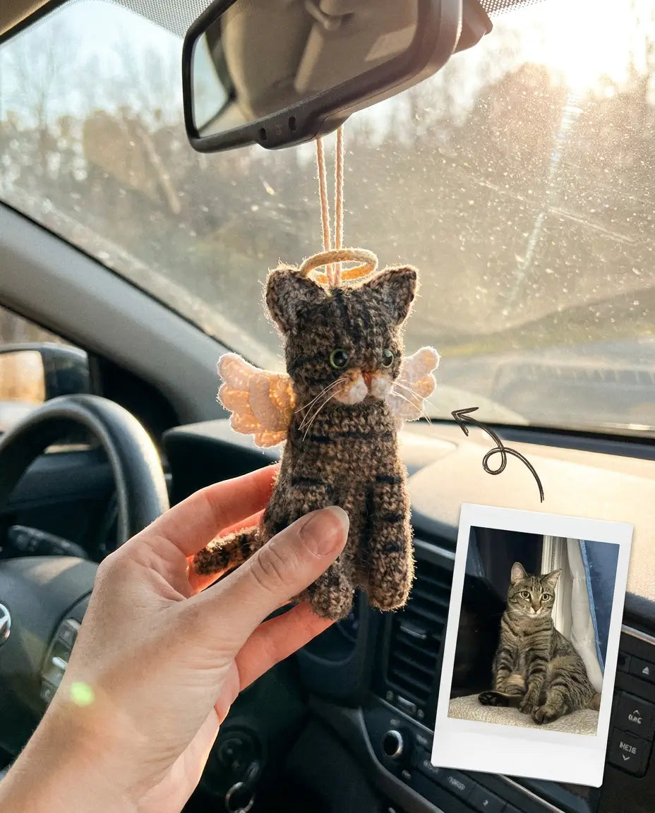 Forever Riding Keepsake | Personalized Pet Car Hanger