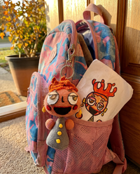 Dollfy for Back To School, Keychain from Drawing