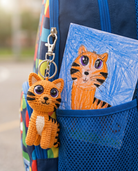 Dollfy for Back To School, Keychain from Drawing