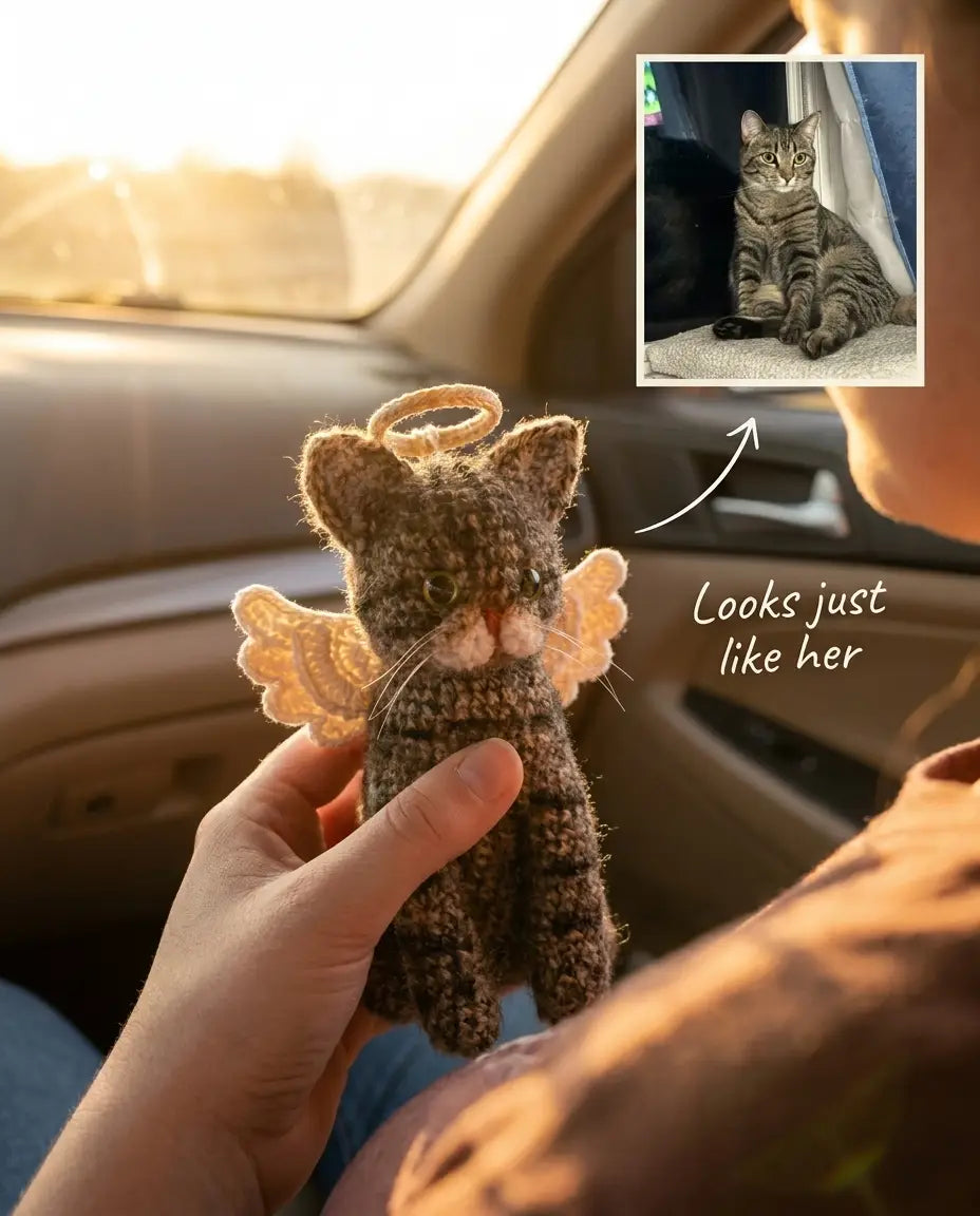 Forever Riding Keepsake | Personalized Pet Car Hanger