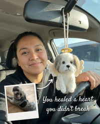 Forever Riding Keepsake | Personalized Pet Car Hanger