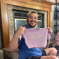 Personalize Hand Embroidered Baby and Toddler Sweaters