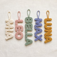 Crochet Name Charm