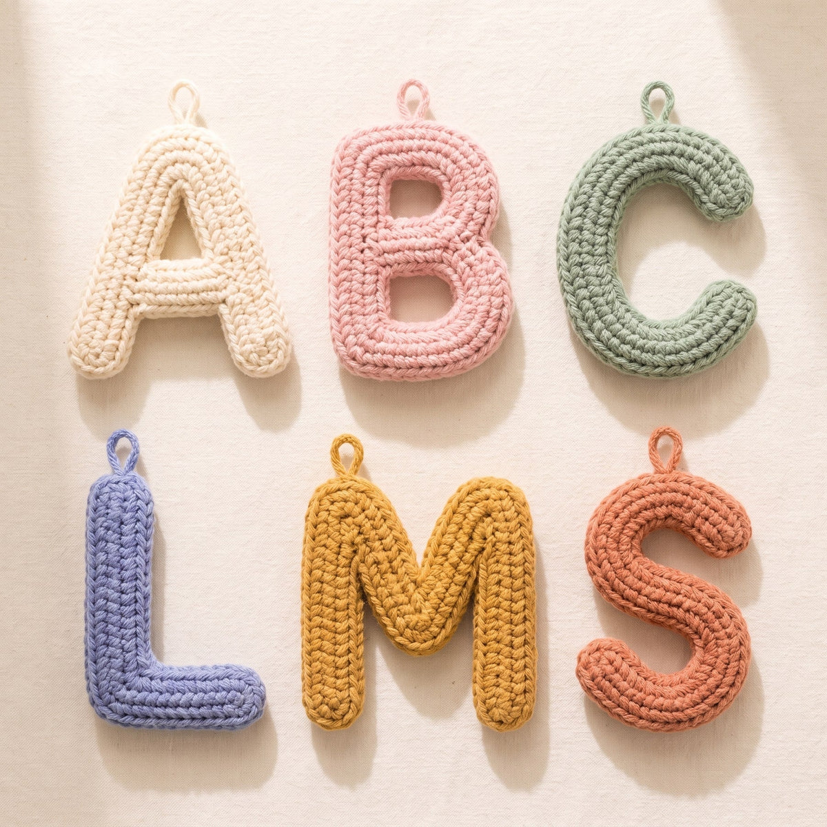 Crochet Name Charm