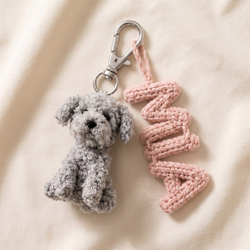 Crochet Name Charm