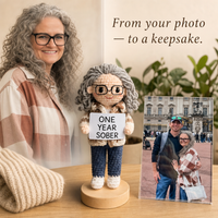 The Milestone Doll — Personalized Handmade Keepsake from Your Photo