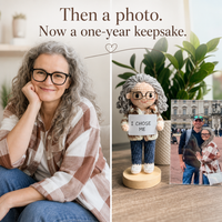 The Milestone Doll — Personalized Handmade Keepsake from Your Photo