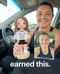 The "New Me" Doll — Personalized Handmade Keepsake from Your Photo