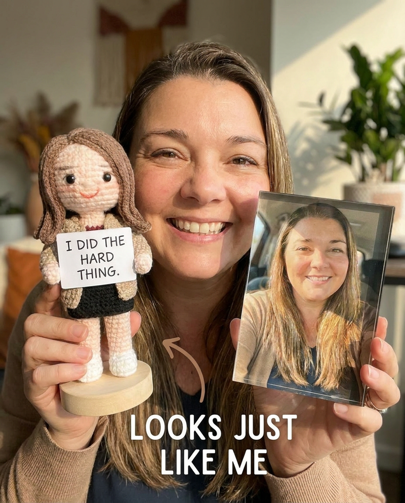 The "New Me" Doll — Personalized Handmade Keepsake from Your Photo